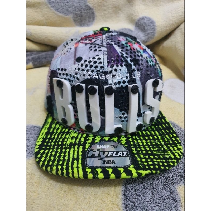 Topi NBA BULLS Snapback Hyflat Original 2nd