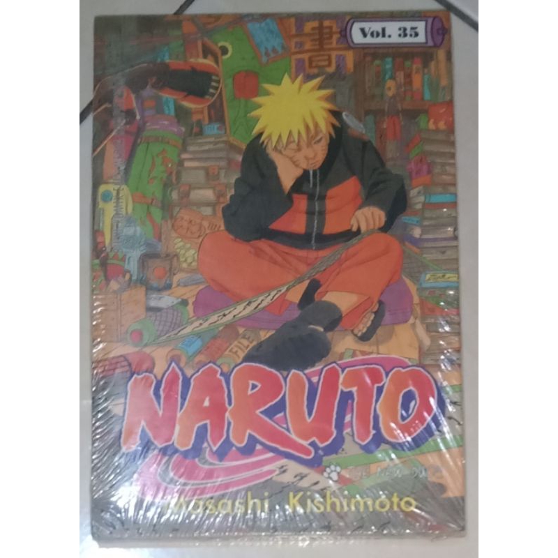 komik Naruto vol 35 original segel