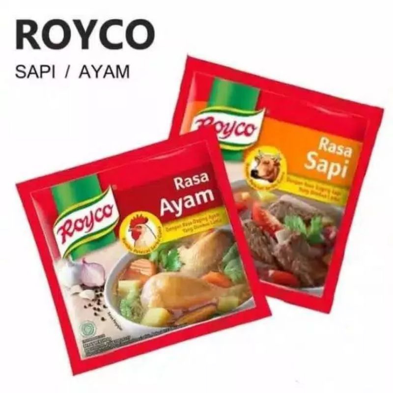 

Royco sachet rasa ayam dan rasa sapi