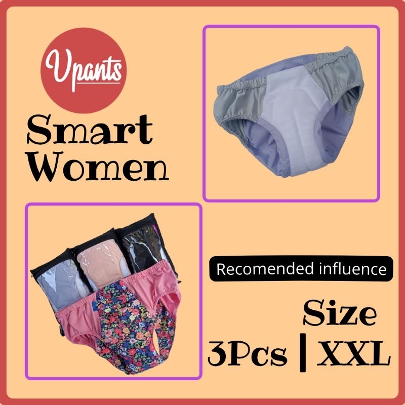 PEMBALUT CUCI ULANG SIZE XXL ISI 3PCS/CELANA PEMBALUT WANITA VPANTS
