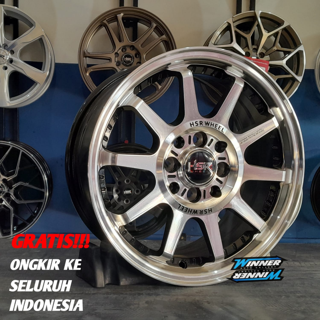 Velg Mobil Racing Ring 15 HSR Gymkana - Velg Mobil Brio Agya Ayla Sirion Kia Picanto