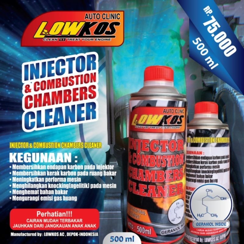 LOWKOS-CAIRAN INFUS INJEKSI 500ml  PEMBERSIH INJEKSI SEMUA MERK MOTOR