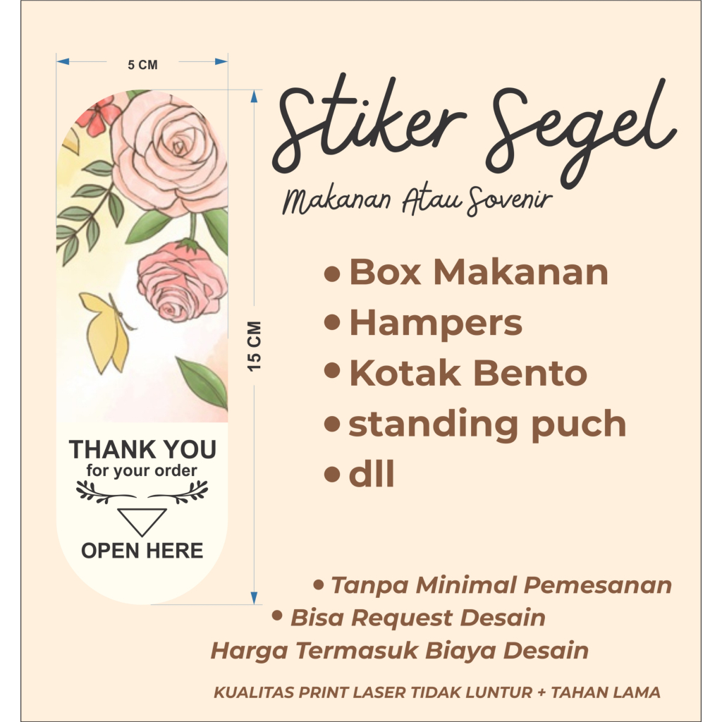 

stiker segel thank you