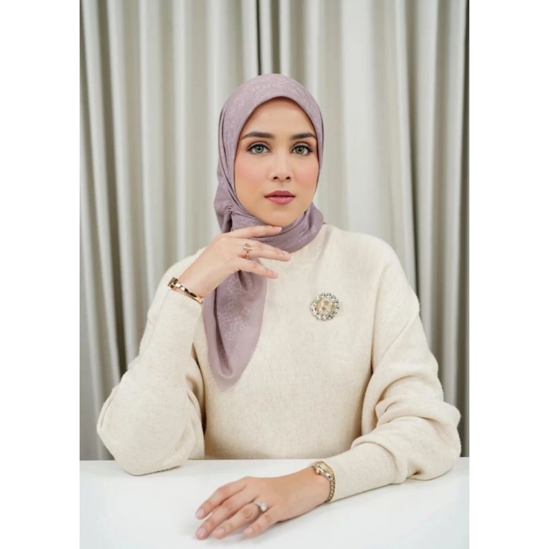 Monogram Scramble Buttonscarves in Aurora