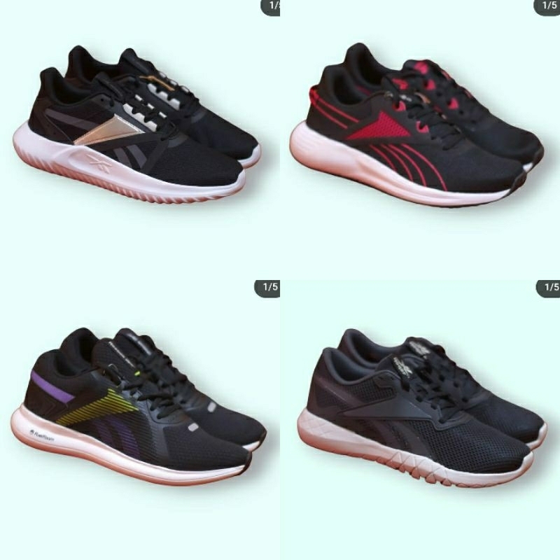 BIG SALE SEPATU REEBOK ENERGYLUX 2.0 BLACK WHITE