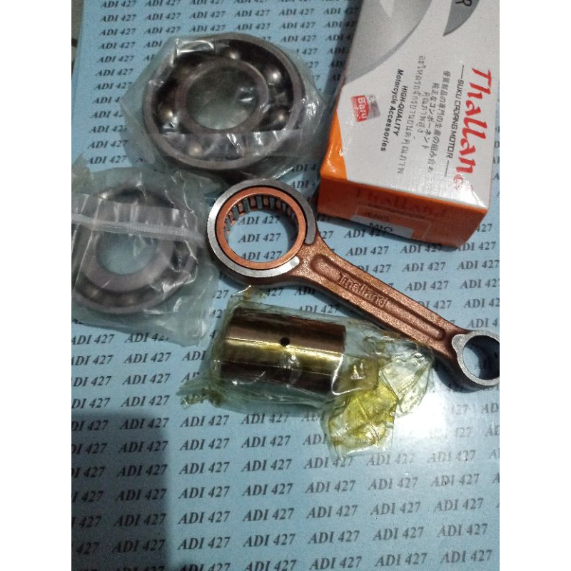 STANG SEHER CONROAD SET LAHER BEARING KRUG AS/KRUK AS YAMAHA MIO MIO SOUL NOUVO Z/LELE SPORTY/SMILE 