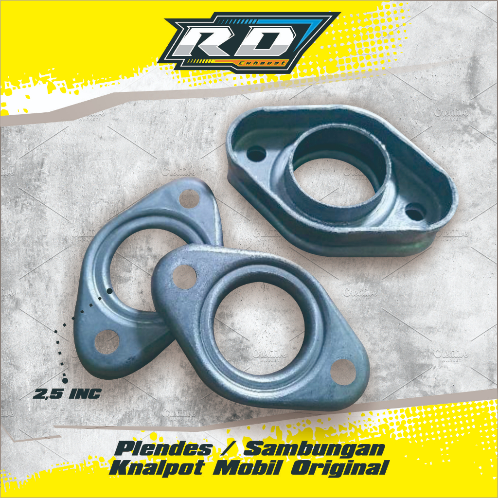 Plendes / Sambungan Knalpot Mobil Original