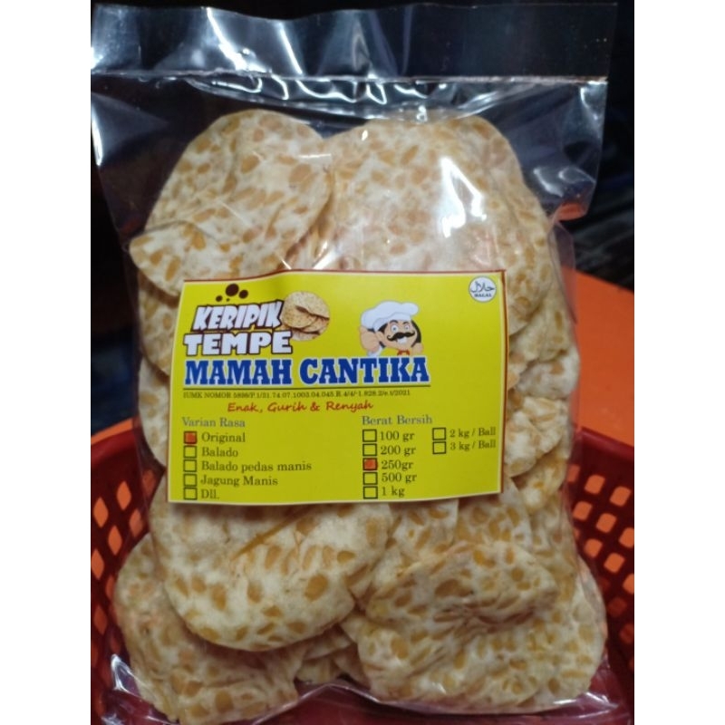 

keripik tempe mamah Cantika