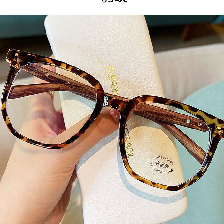 BV.ID KC1094 Kacamata Fashion Retro Anti Radiasi Frame Persegi Kaca mata Style Korea Petak Eyeglasses