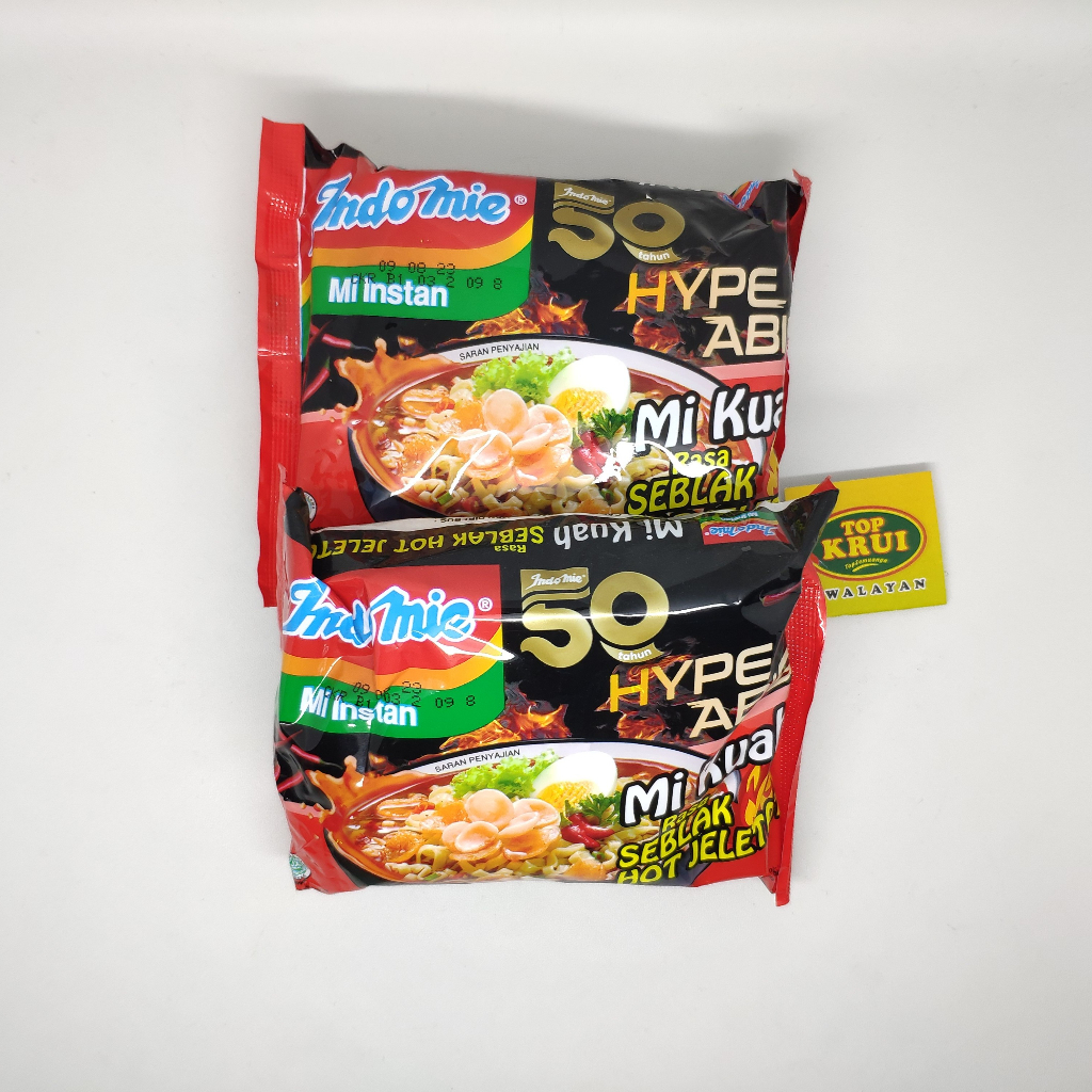 

Indomie Mie Instan Rasa Seblak Hot Jeletot