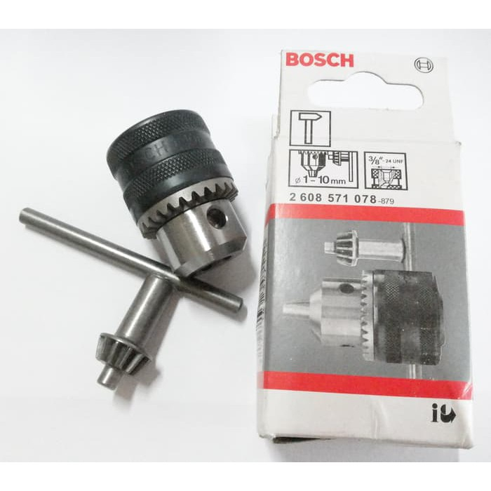 Chuck & Key Bosch10mm / Kepala Bor 10 mm Bosch