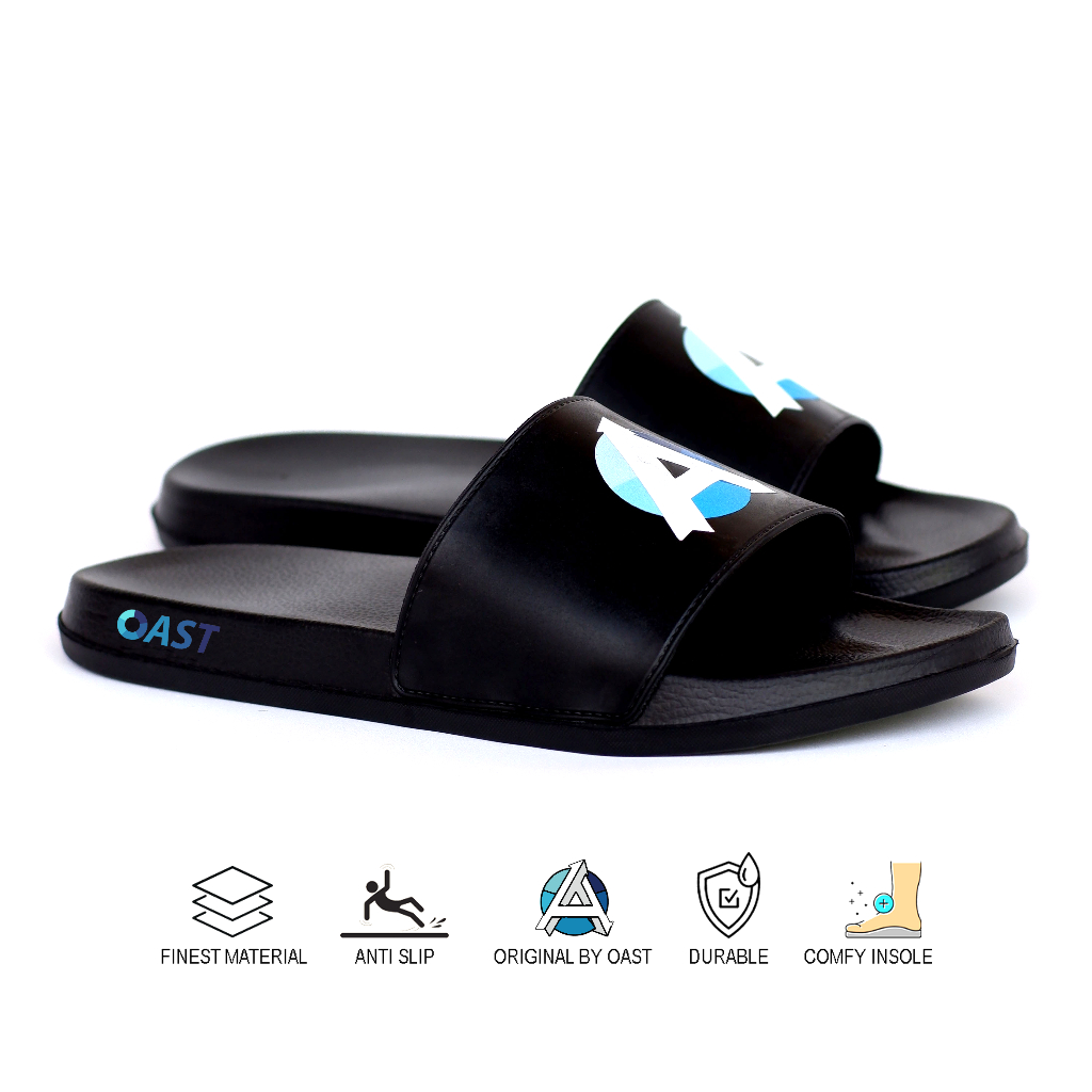 [OAST] Sandal slide pria /sandal karet / sandal slide pria / sandal slip on pria / upperlock sinteti