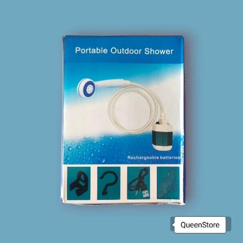 SHOWER CHARGER - PORTABLE OUTDOOR SHOWER AMAN & WATER PROOF