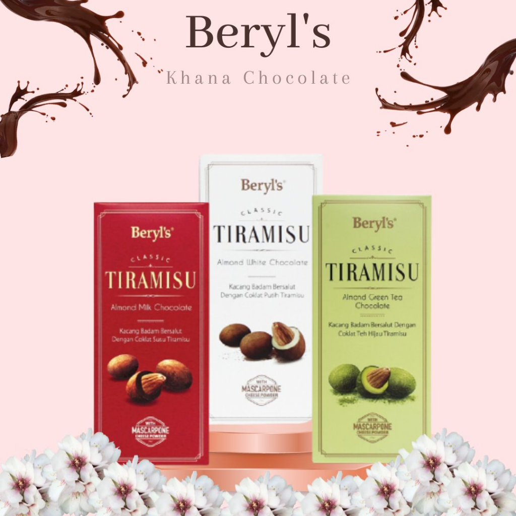

Coklat Import Malaysia Beryl's Tiramisu Almond Chocolate 200gr
