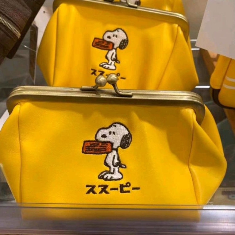 CLUTCH BAG SNOOPY / TAS TENTENG SNOOPY / TAS SNOOPY / TAS IMPORT SNOOPY / HANDBAG SNOOPY