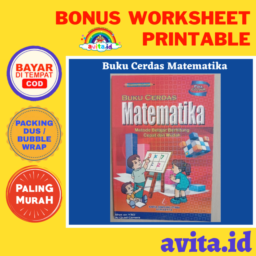 

avita.id TERMURAH Buku Cerdas Matematika/Buku Berhitung Matematika SD/MI