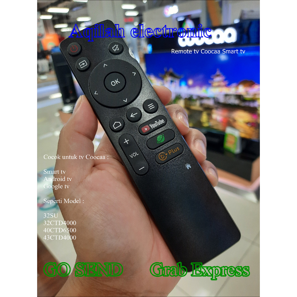Remote tv Coocaa Smart tv Android tv Google tv Coocaa