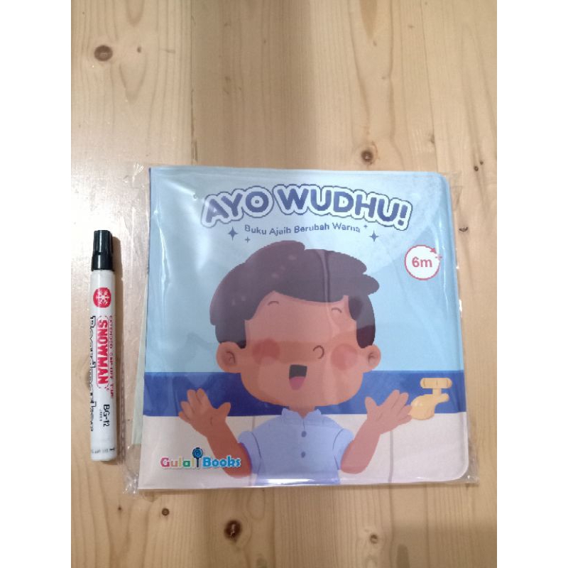 Buku Ajaib Berubah Warna Ayo Wudhu