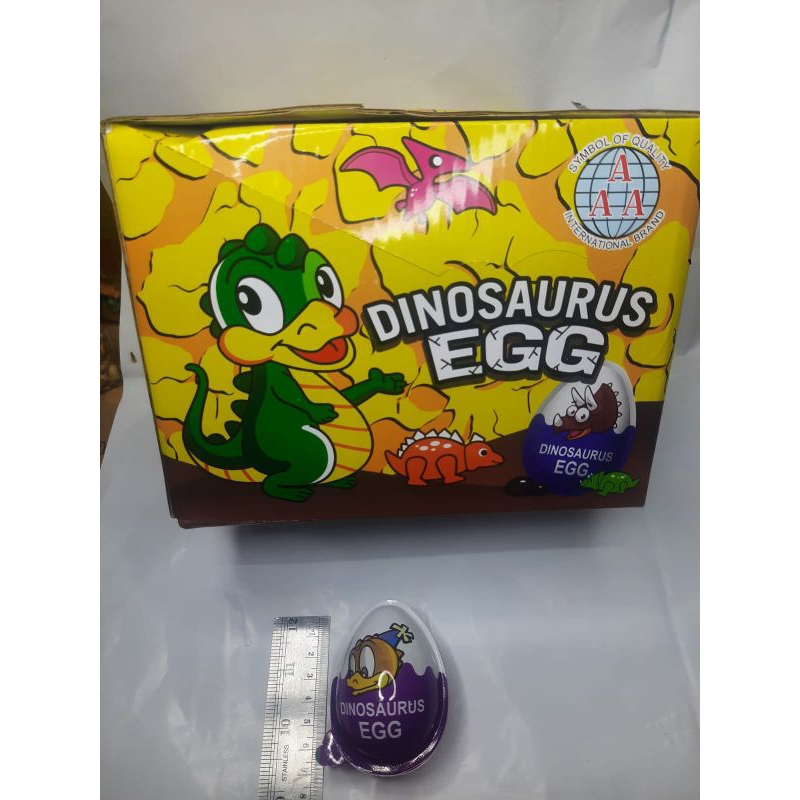 

AAA COKLAT COMPOUND DINOSAURUS EGG ISI 24PCS