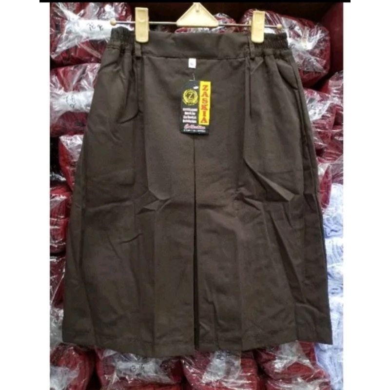 Rok pramuka pendek / Rok pramuka SMP-SMA Pendek /  Rok Coklat Pendek SMA-SMP / Rok Pramuka