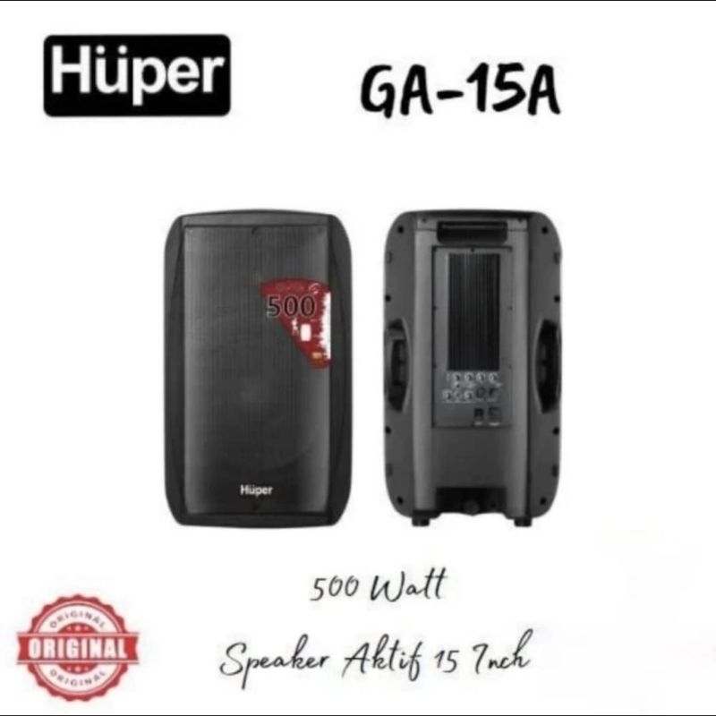 Speaker Aktif Huper GA 15 A Original 15 inch Active GA 15A HUPER
