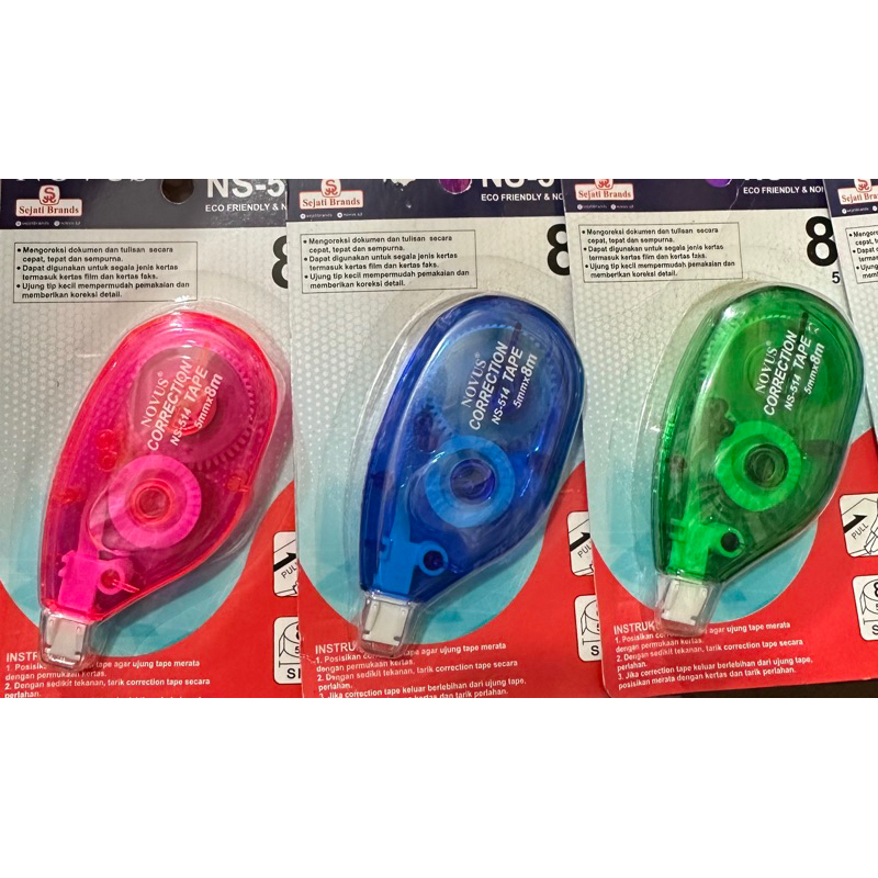 

Tipex kertas tip-ex kertas tipex roll tip-ex roll tip-ex 8m tipex novus novus correction tape 5mm x 8m