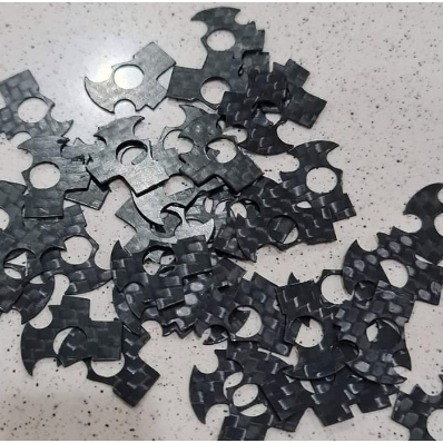 Penguat girbokx/ gearbok SFM tamiya bahan karbon/ carbon