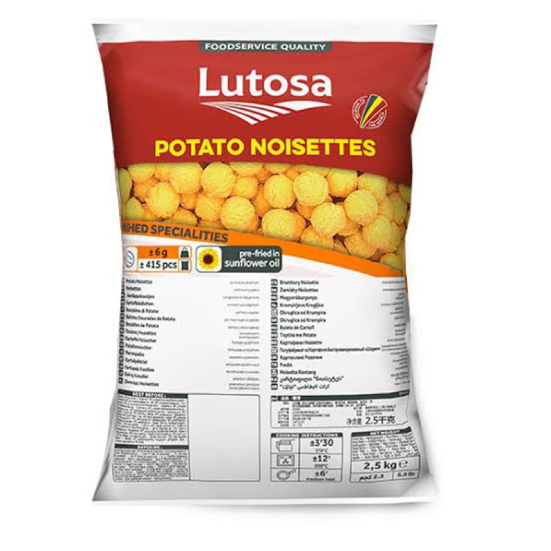 

Kentang Lutosa Pom Noisettes 2,5kg/pack