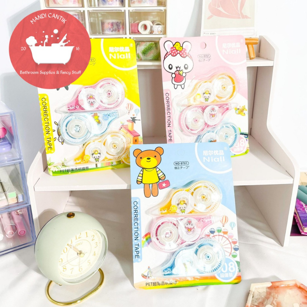 

CORRECTION TAPE NIALL ANIMAL 1 SET 3 PCS TIPE X KERTAS ISI TIGA BIJI PAKET HEMAT LUCU IMUT ORIGINAL KADO UNIK TERMURAH COD