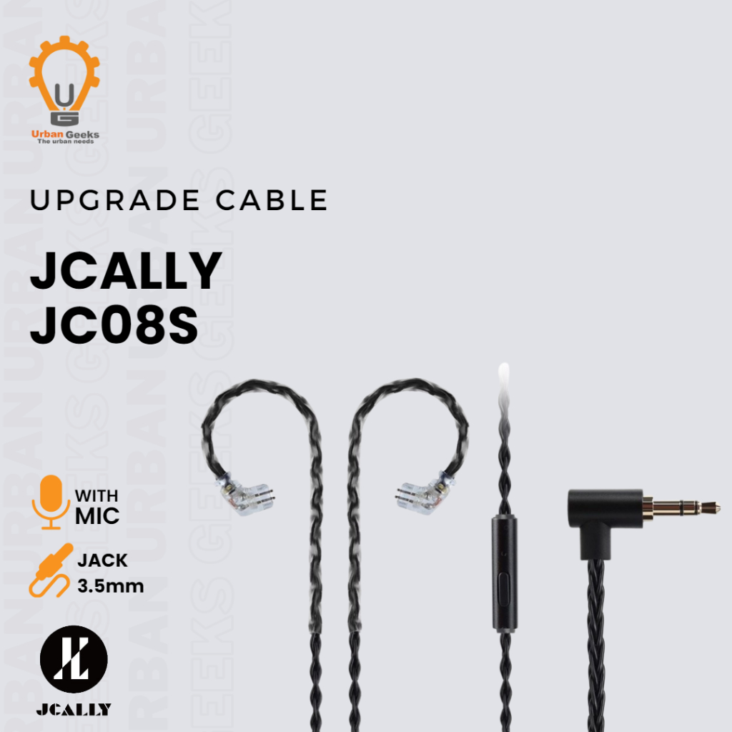 Upgrade for Earphone KZ JC Ally Jcally Copper cable  JC08 Black (MIC) 8 Core