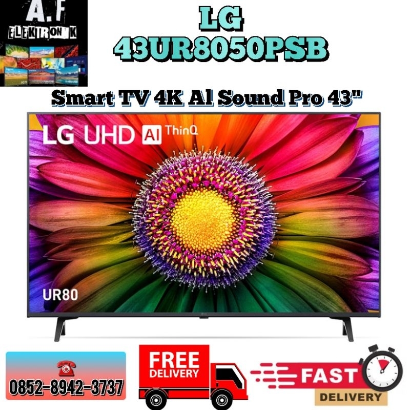 LG 43UR8050PSB SMART TV UHD 4K 43 INCH 2023 / 43UR8050