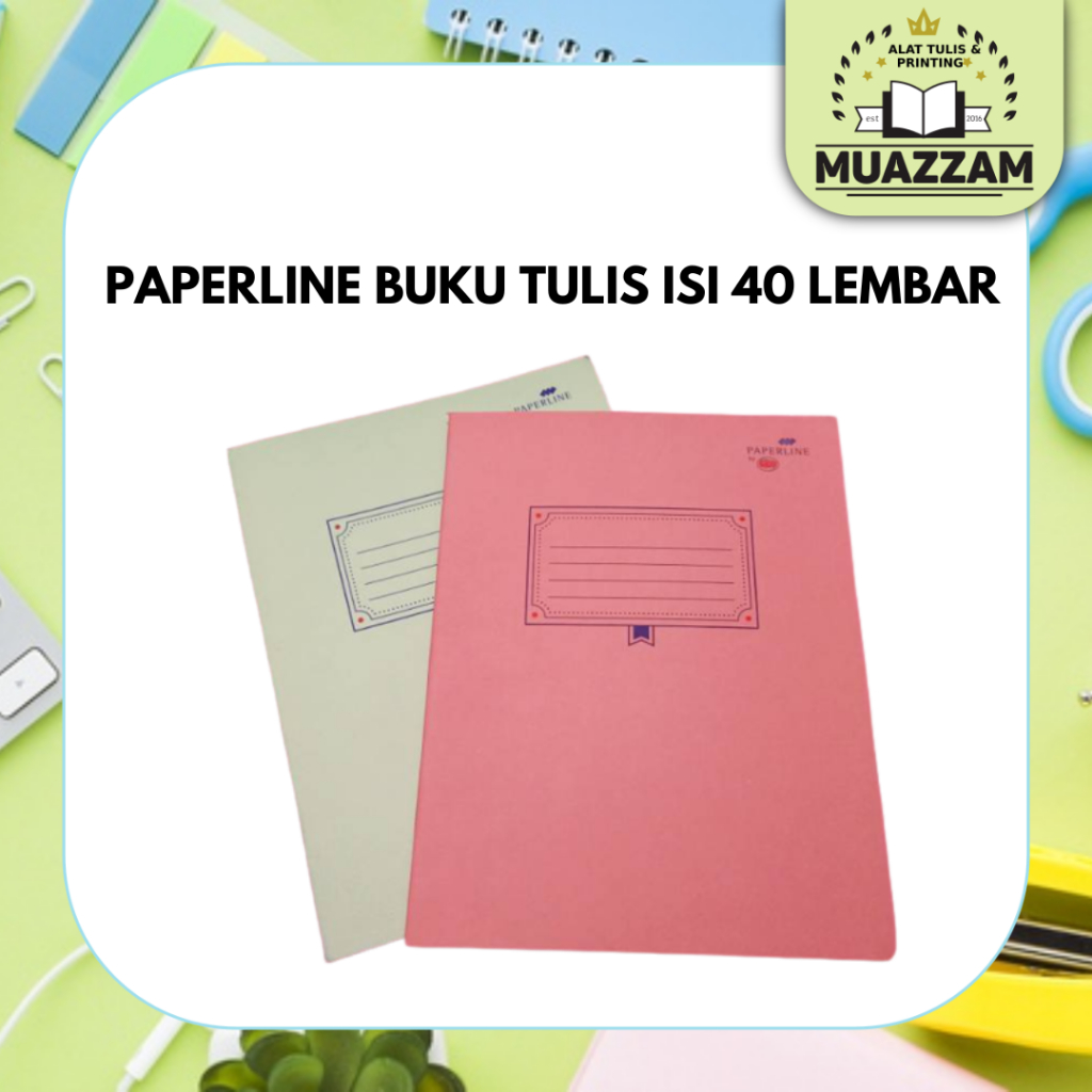 

PAPERLINE BUKU TULIS ISI 40 LEMBAR