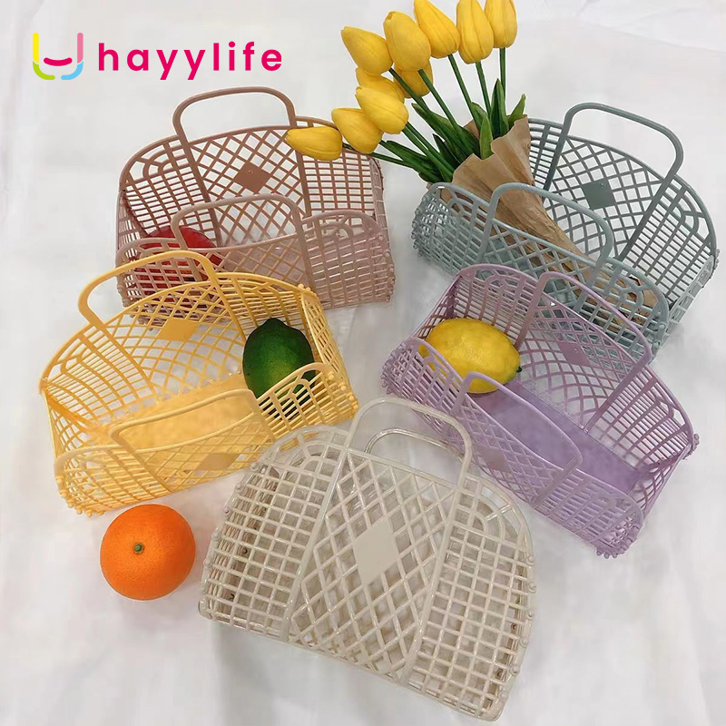 SOOKA Portable Bath Basket-keranjang PP Portabel Mandi, Keranjang Sampah Plastik Keranjang Penyimpanan alat Mandi, Keranjang buat Mencuci Keranjang bahan Lembut Keranjang HL-AGB794