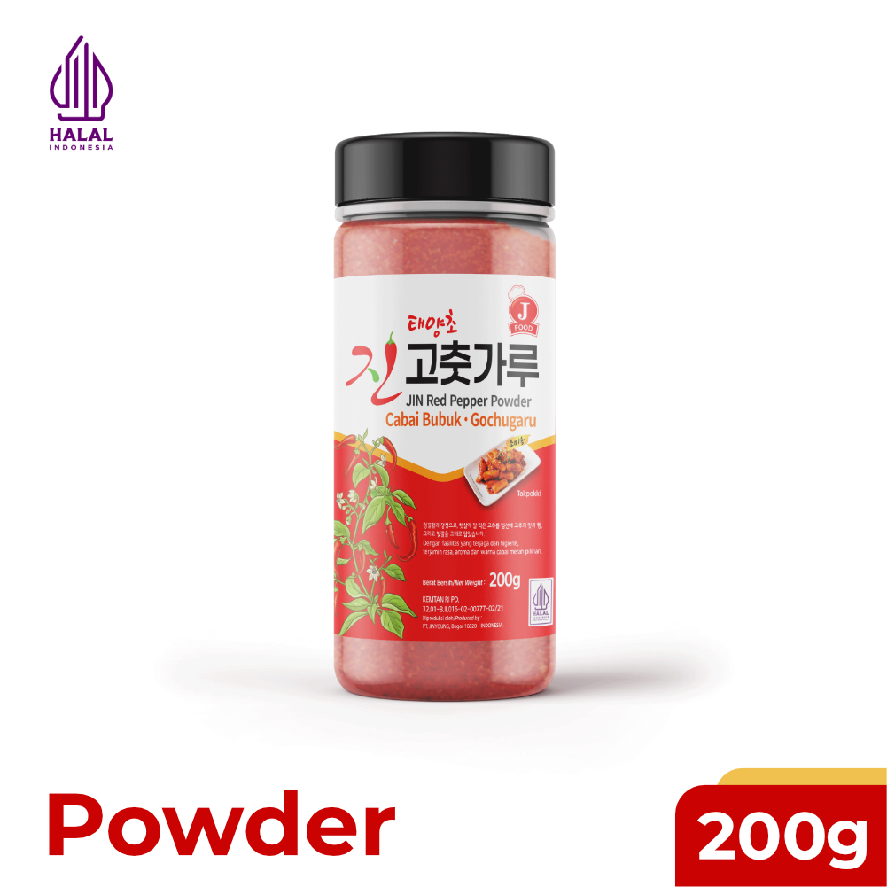 

J FOOD JIN Red Pepper Powder (Cabai Bubuk - Gochugaru) 200 gr