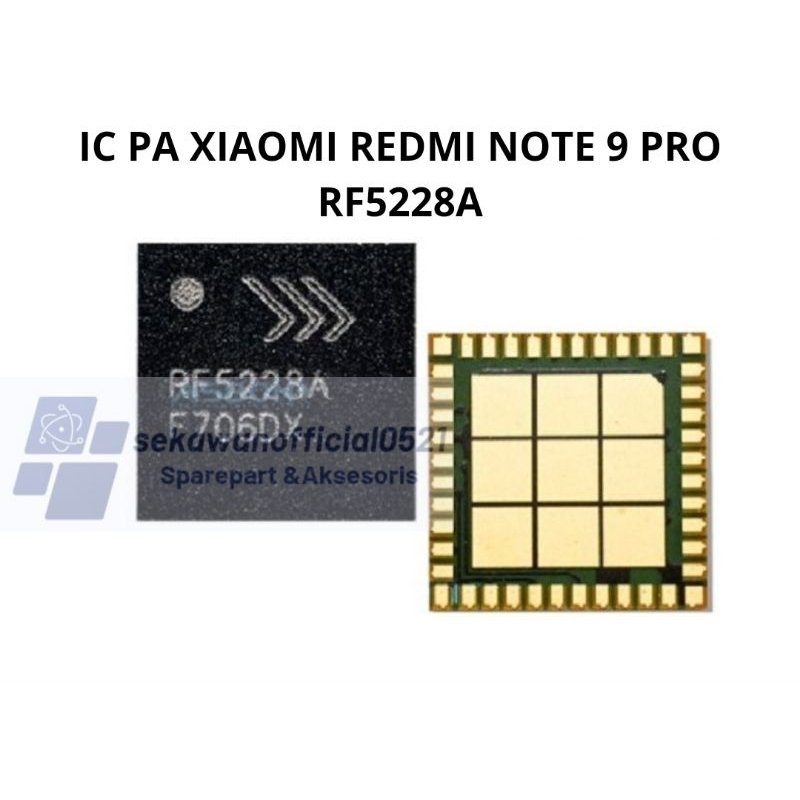 IC PA Xiaomi Redmi Note 9 Pro Ic RF5228A