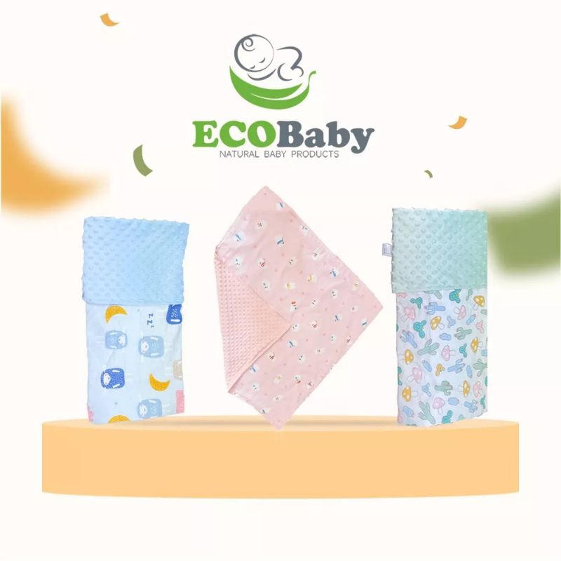 Ecobaby Selimut  Bayi Minky Motif