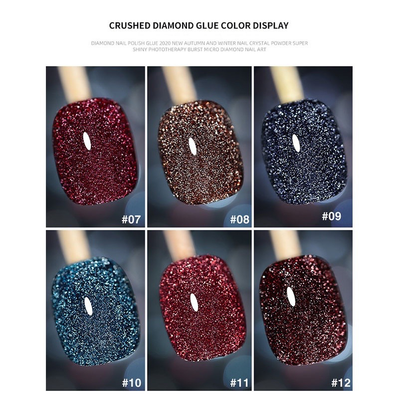 Kutek Gel Flash Night Glitter ANNIES UV LED/Nail Polish Gel Art/Cat Kuku 10ml