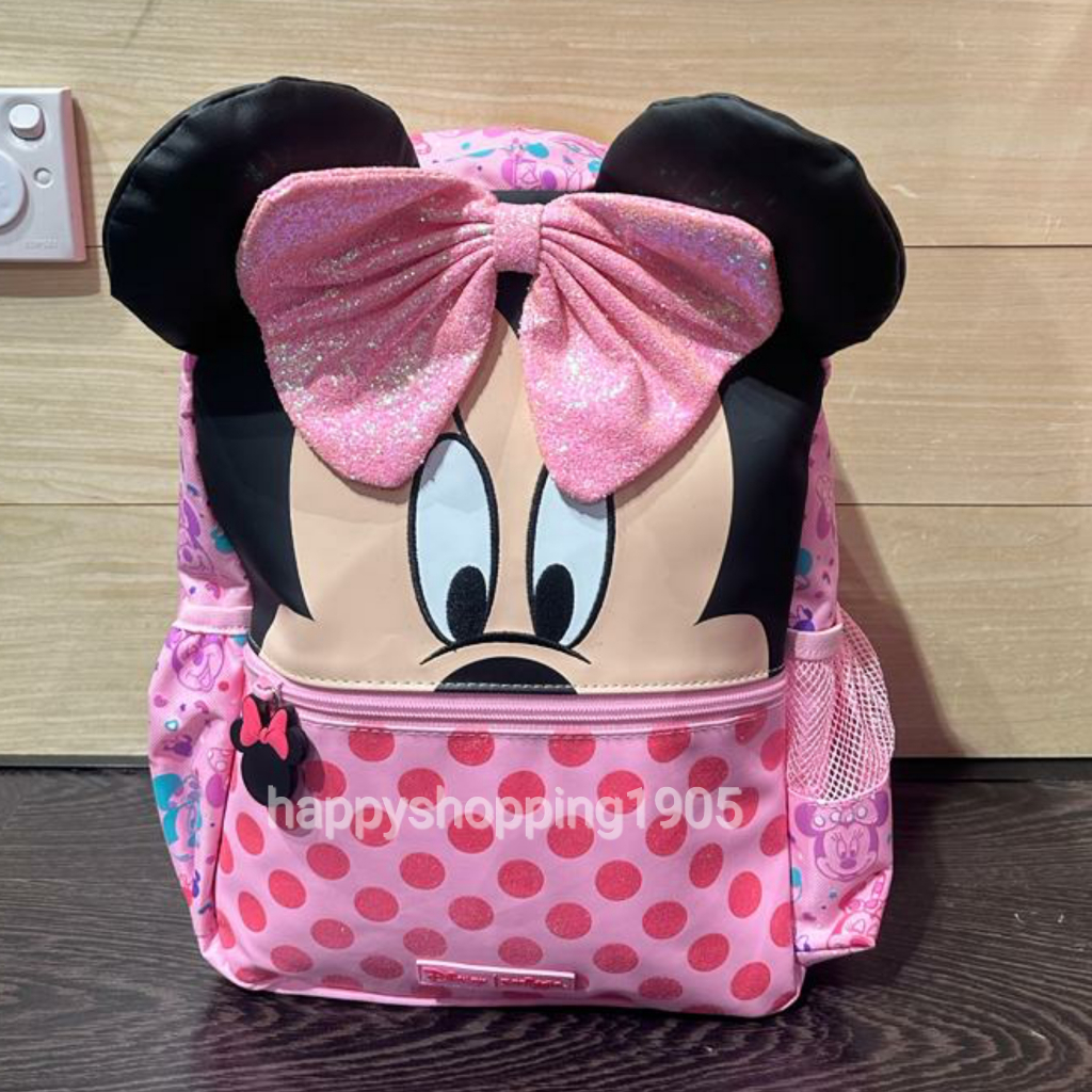 SMIGGLE MINNIE MOUSE BACKPACK JUNIOR HOODIE - TAS RANSEL SMIGGLE