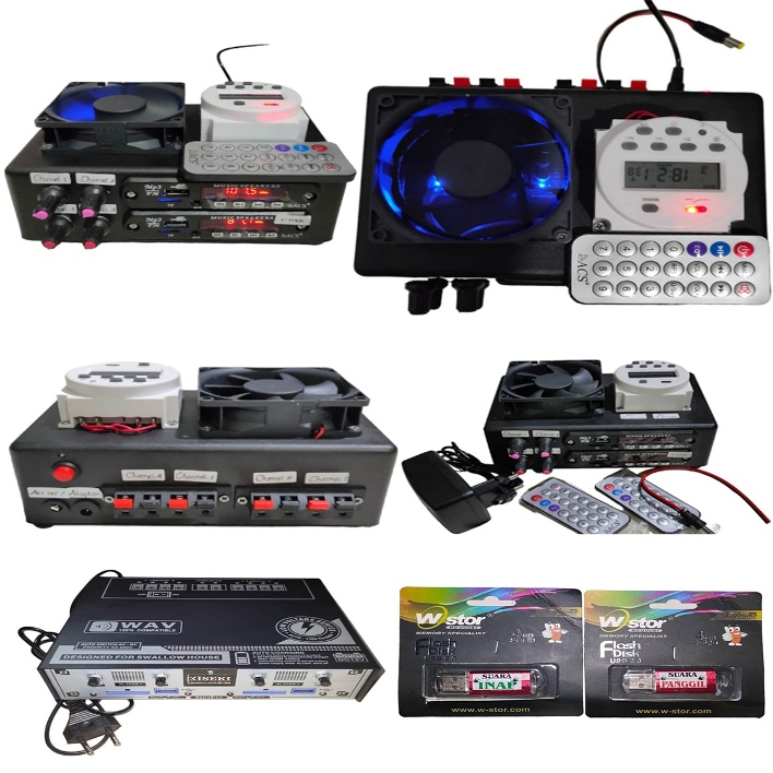 ampli / amplifier suara burung panggil, tarik, inap walet otomatis original