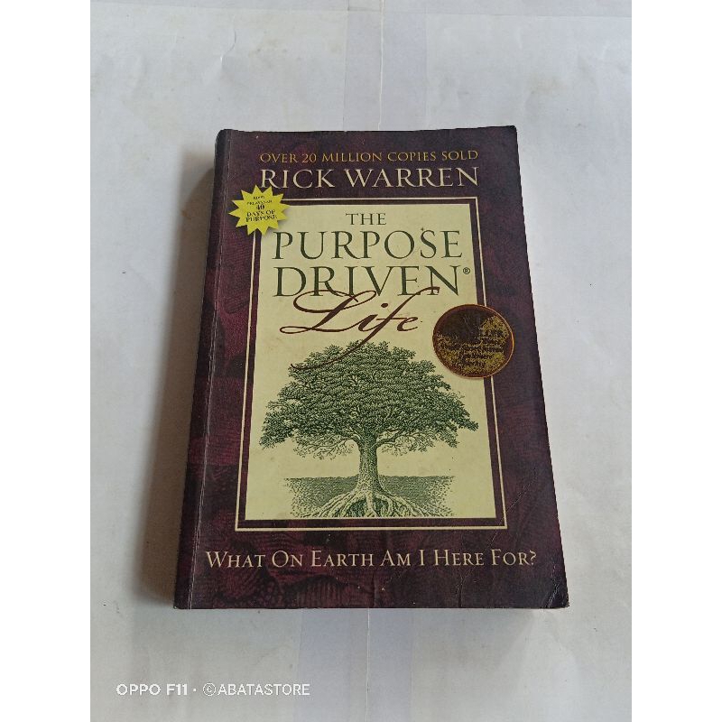 BUKU THE PURPOSE DRIVEN LIFE RICK WARREN