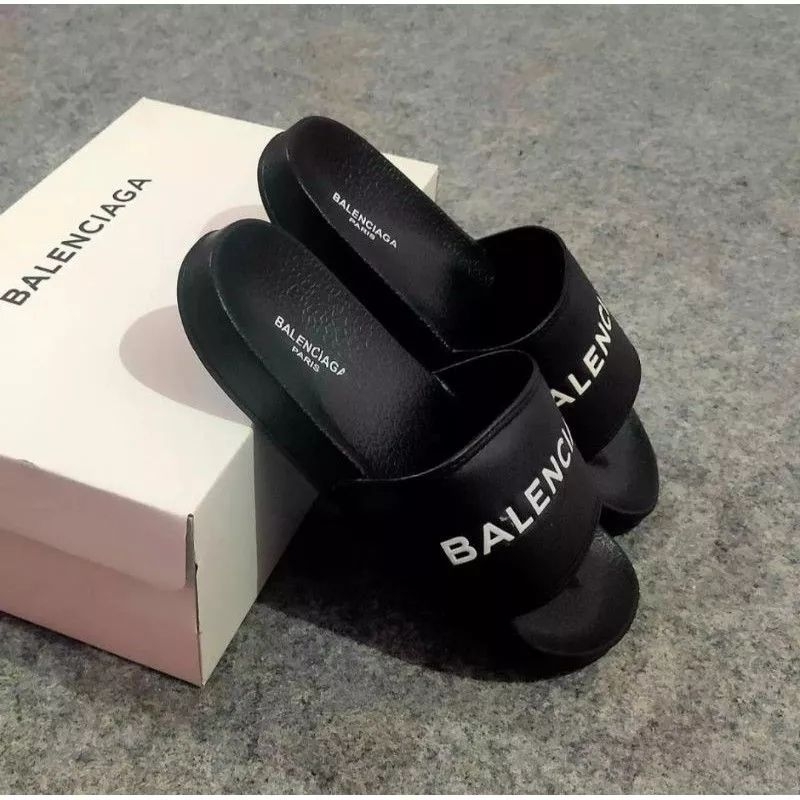 Sandal Slide Balenciaga Pria Wanita | Sandal Slop Cowo Cewe | Sendal Slop | Sandal