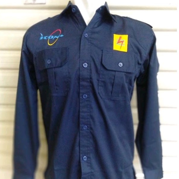 Kemeja ICONNET PLN Baju ICONNET PLN Icon Plus