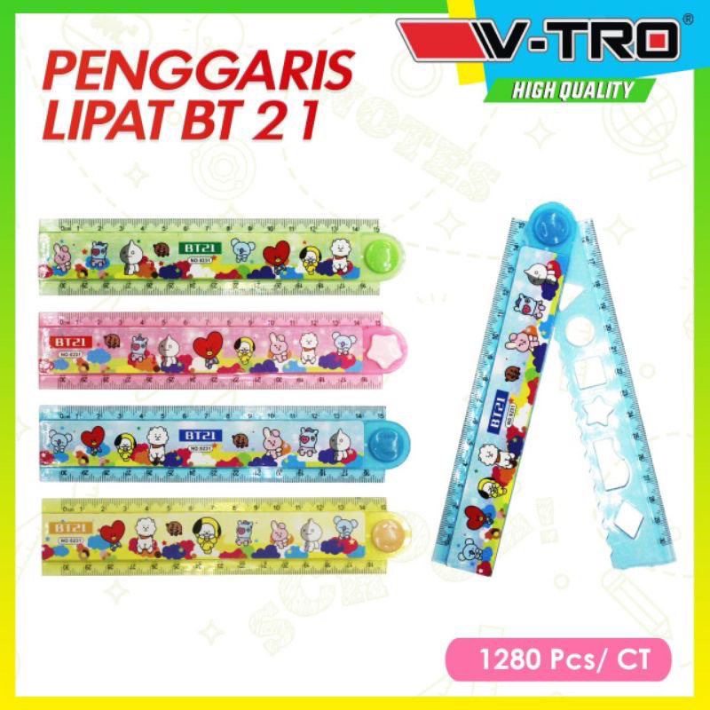 

Penggaris Karakter Fancy/Rol Lipat 30cm Harga satuaan