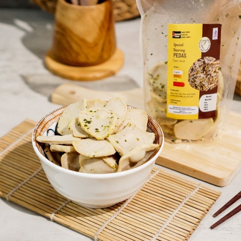 

Keripik Basreng Original Daun Jeruk 60 gram