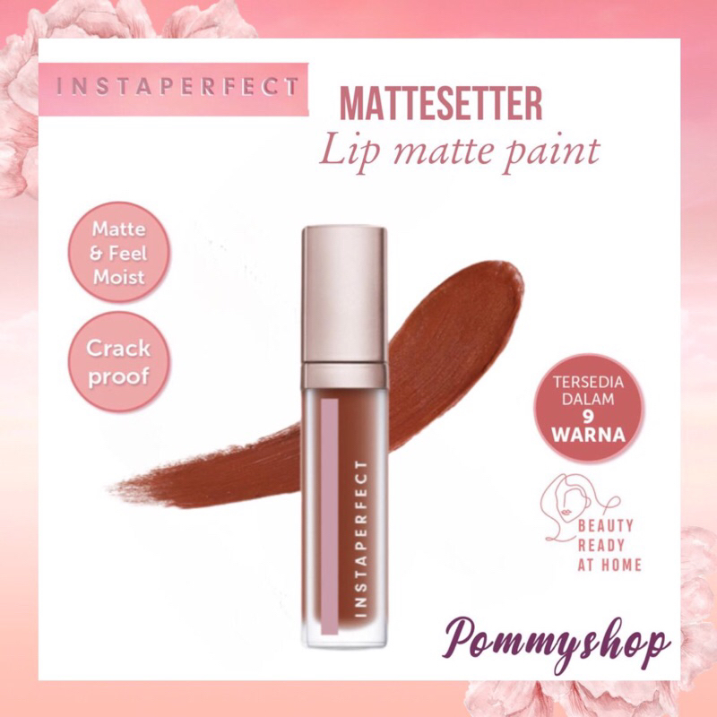 Wardah Instaperfect Mattesetter Lip Matte Paint 5.5g | Lip Cream