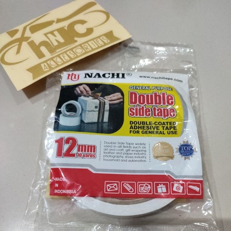 

DOUBLE TAPE NACHI 12mm (10 YARDS ) SURABAYA