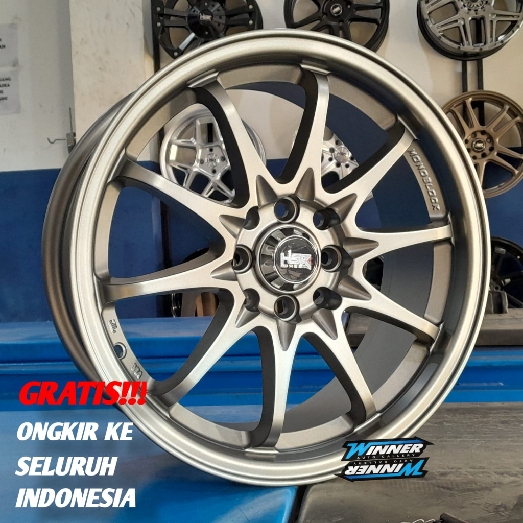 Velg Mobil Honda Jazz Brio Yaris Avanza Xenia Ring 16 - Velg HSR Hiroshima