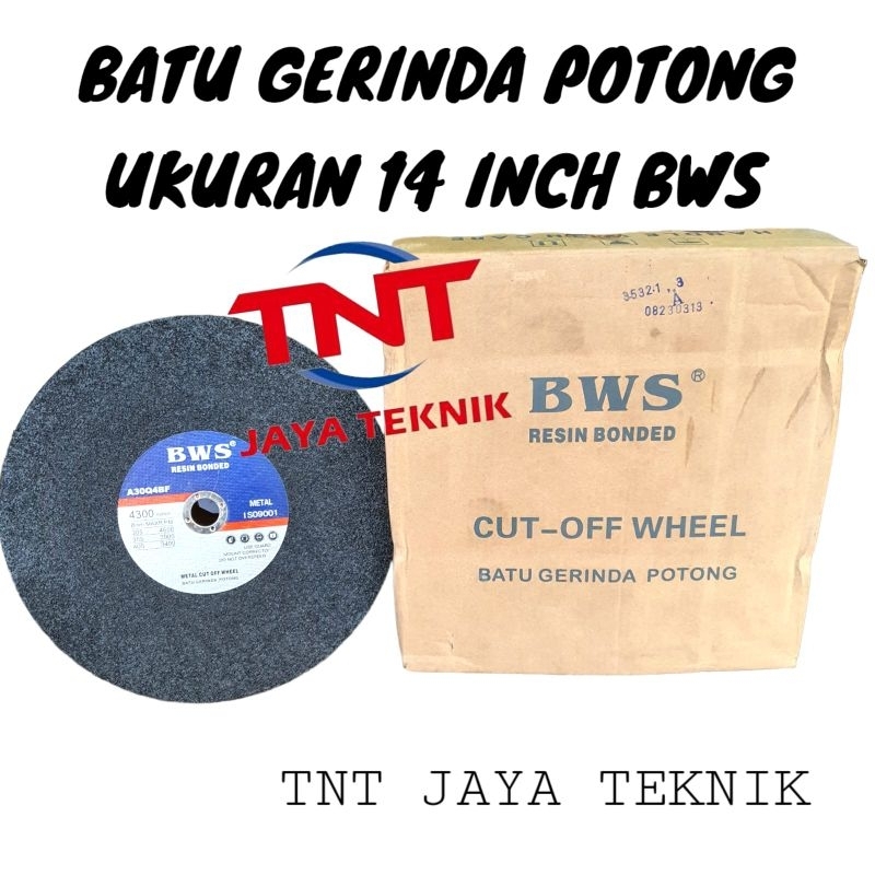 BATU GERINDA POTONG BWS 14 INCH X 3MM / BATU GURINDA POTONG 14" BWS / MATA GERINDA POTONG 14 INCH