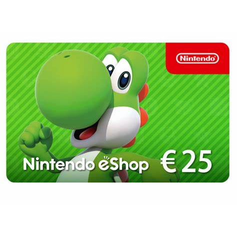 Nintendo Switch Gift Card Euro Europe Eur Nintendo Eshop Eropa Eur €25