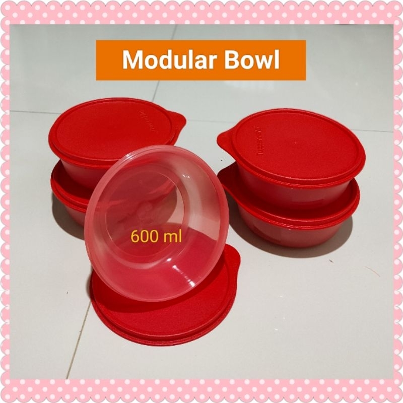 NEW MODULAR BOWL , MANGKUK BERTUTUP, TUPPERWARE ORI(1)